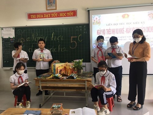 Trường Tiểu học Kiêu Kỵ tổ chức  Ngày Hội đọc sách  năm học 2021-2022